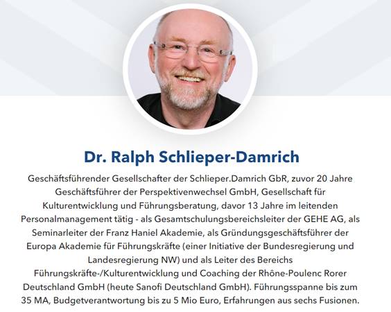 Profil: Dr. Ralph Schlieper-Damrich
